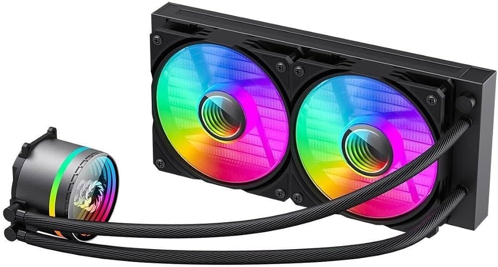 WATER COOLING VORTEX ICE CORE 240 WHITE  RGB