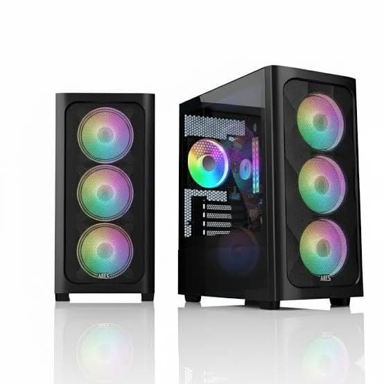 BOITIER ARES C301 BLACK 4 FAN ARGB