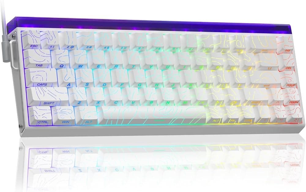 CLAVIER GAMING AULA HERO68HE   MECANIQUE MAGNETIQUE