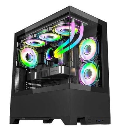 BOITIER NOX INFINITY  BLACK 6 FAN ARGB