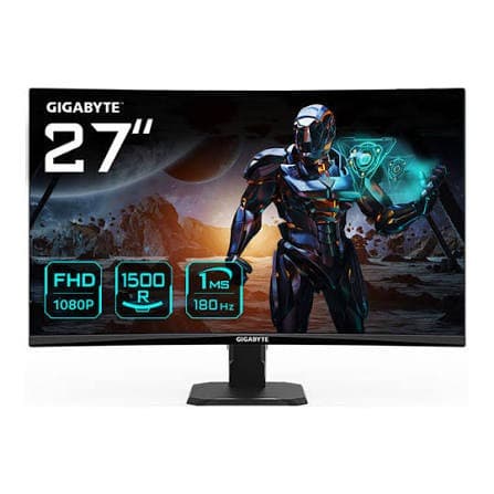 MONITEUR GIGABYTE GS27FC 27" FHD 180HZ VA CURVED