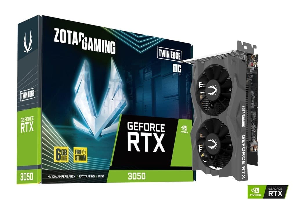 VGA ZOTAC RTX 3050 6GB TWIN EDGE OC