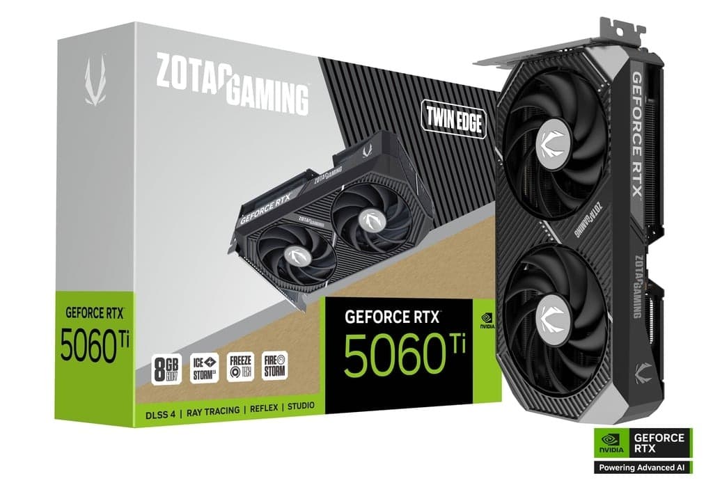 VGA ZOTAC RTX 5060 TI 8 GB TWIN EDGE