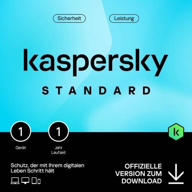 ANTIVIRUS KASPERSKY 1 PC STANDARD