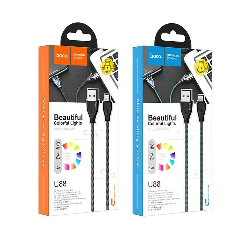CABLE HOCO U88 USB TO LIGHTNING AMAZING