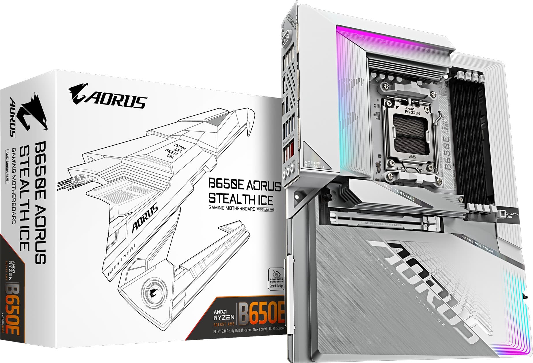 CARTE MERE GIGABYTE B650E AORUS STEALTH ICE