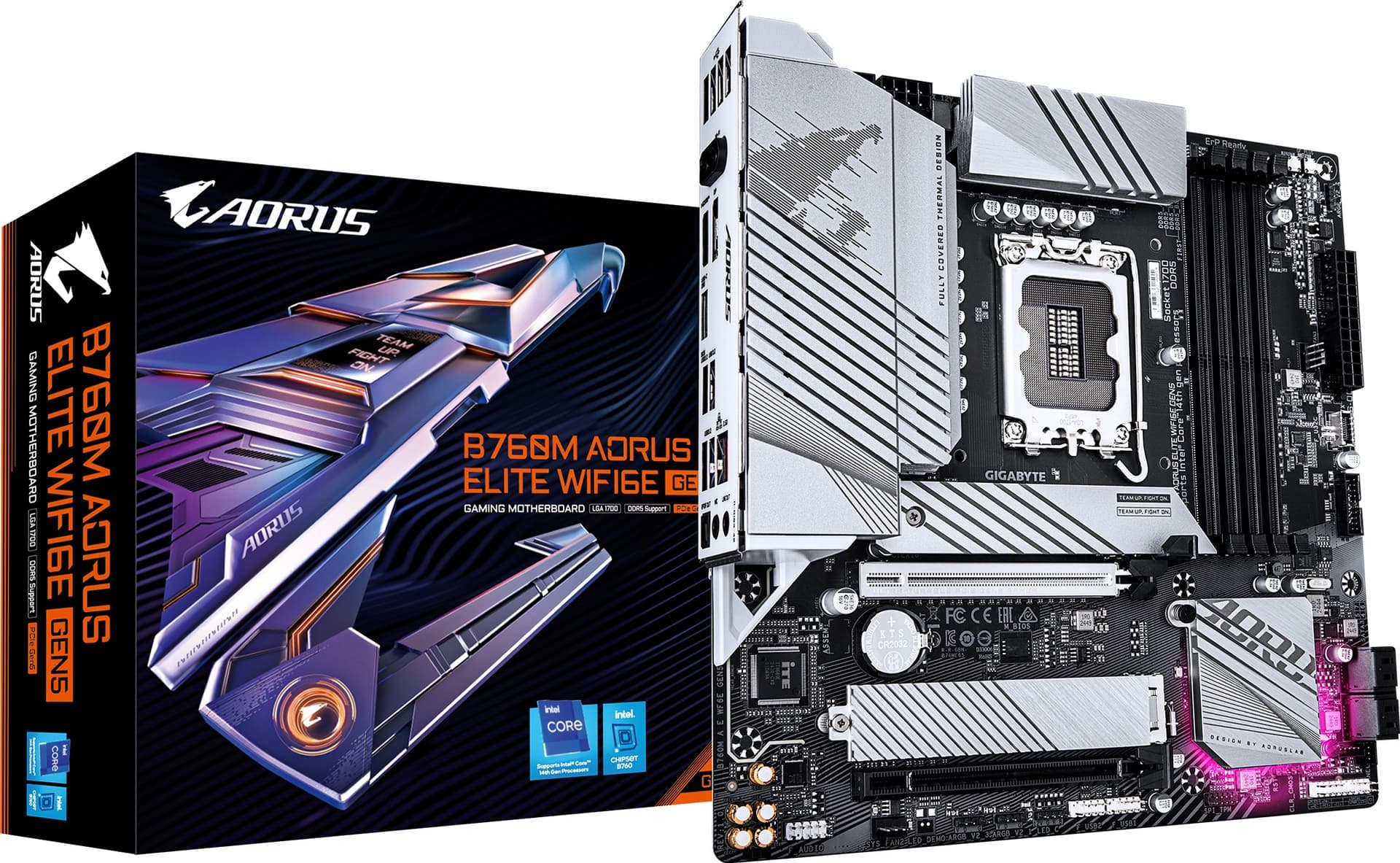 CARTE MERE GIGABYTE B760M AORUS ELITE WIFI6E GEN5