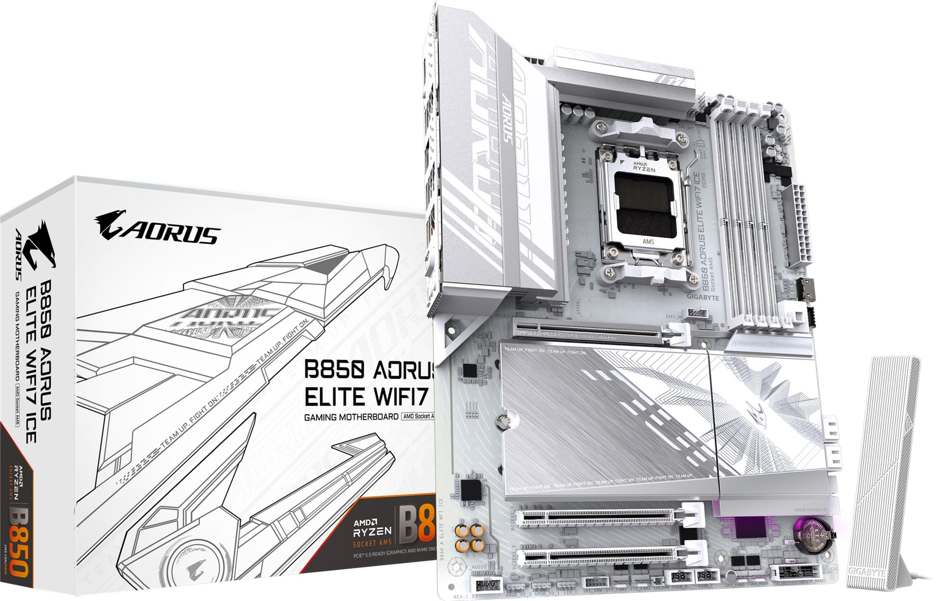 CARTE MERE GIGABYTE B850 AORUS ELITE ICE WIFI 7
