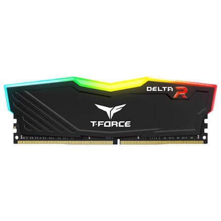 RAM TEAMGROUP TFORCE DELTA 8GB 3600MHZ BLACK RGB