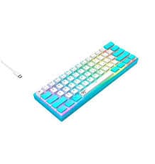 CLAVIER HAVIT KB903L BLUE/WHITE