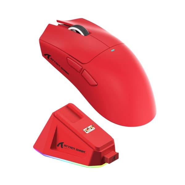 SOURIS ATTACK SHARK X11 RED WIRELESS