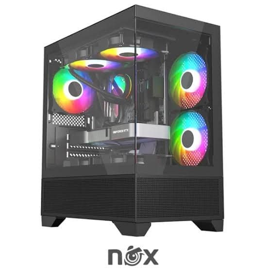 BOITIER NOX INFINITY FLOW PLUS BLACK 7 FAN ARGB