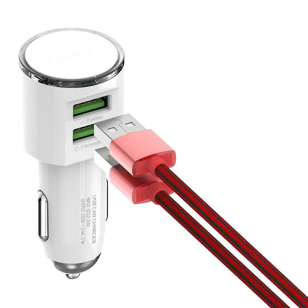 CHARGEUR LDNIO AUTO C29 3.4A 2USB