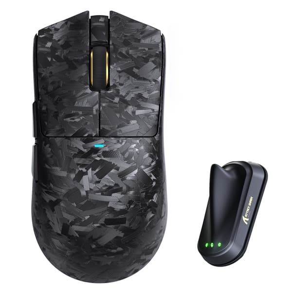 SOURIS ATTACK SHARK X11 ULTRA CARBON FIBER BLACK WIRELESS TRI MODE