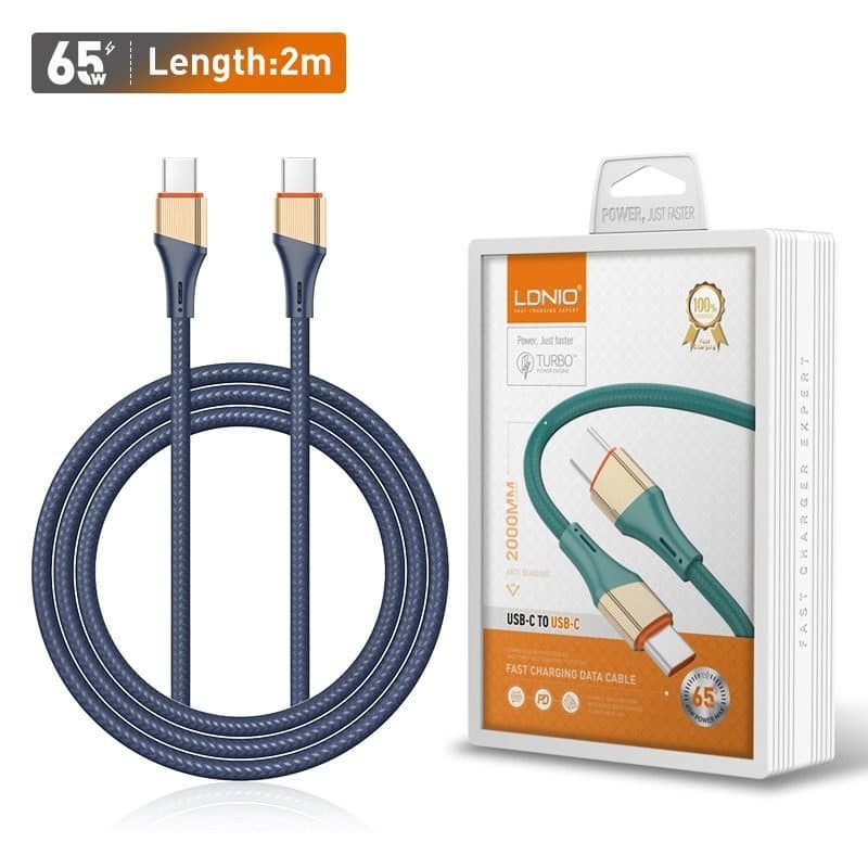 CABLE SIYOTEAM LDINIO LS631 65W TYPE C TO TYPE C